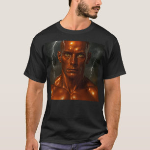 Realistischer Android-Blitz T-Shirt