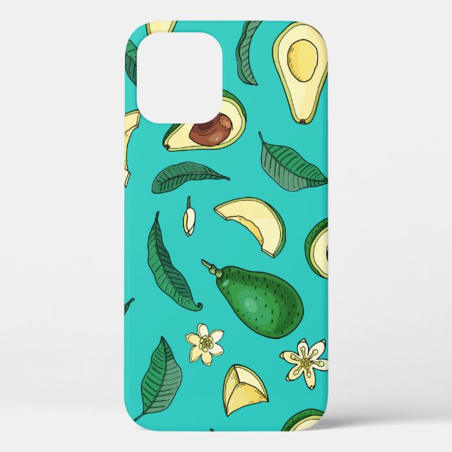 Realistischer Avocado Case-Mate iPhone Hülle (Rückseite)