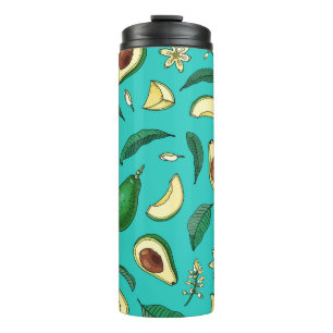 Realistischer Avocado Thermosbecher