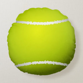 Realistischer cooler Tennis-Ball Rundes Kissen