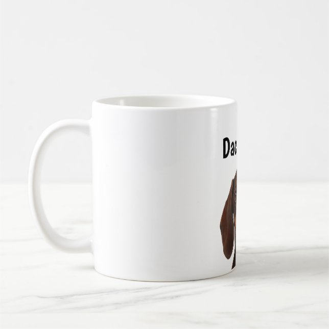 Realistischer Dachshund Full Wrap 11oz Tasse | Cus (Links)