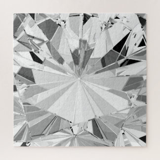 Realistischer Diamant: 3D-Textur Nah-up Puzzle