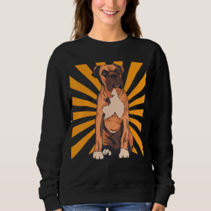 Realistischer Dog Boxer Sweatshirt