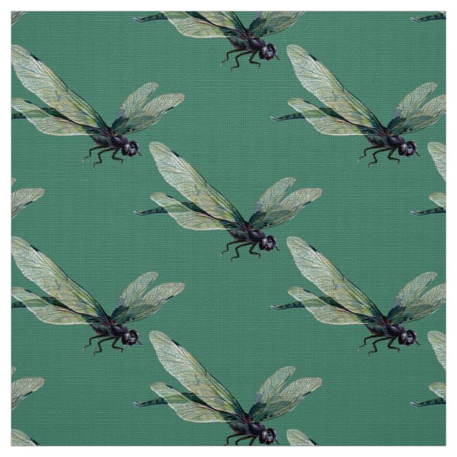Realistischer Dragonfly-Polyester Poplin Fabric Stoff (Muster)