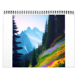 Realistischer Fantasy Landschaftskalender Kalender
