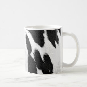 Realistischer Holstein-Kuh-Haut-Look Tasse