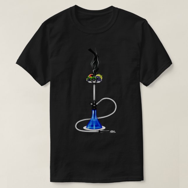Realistischer Hookah T-Shirt (Design vorne)