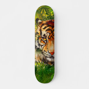 Realistischer Jungle Tiger - Tiger Skateboard