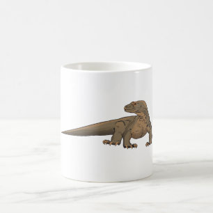 Realistischer Komodo Drache/Monitor-Eidechse Tasse