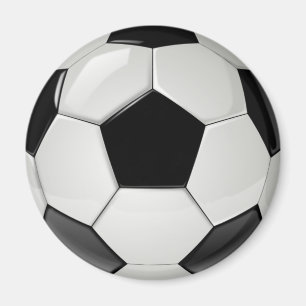 Realistischer und cooler Fußball Magnet