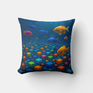 Realistisches 3D-Fish Throw Kissen - Room Decorate
