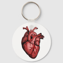 Realistisches Anatomisches Herzbild Schlüsselanhänger