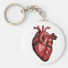 Realistisches Anatomisches Herzbild Schlüsselanhänger