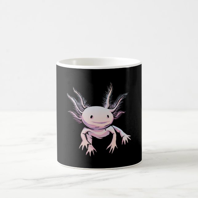Realistisches Axolotl-Tier Kaffeetasse (Mittel)
