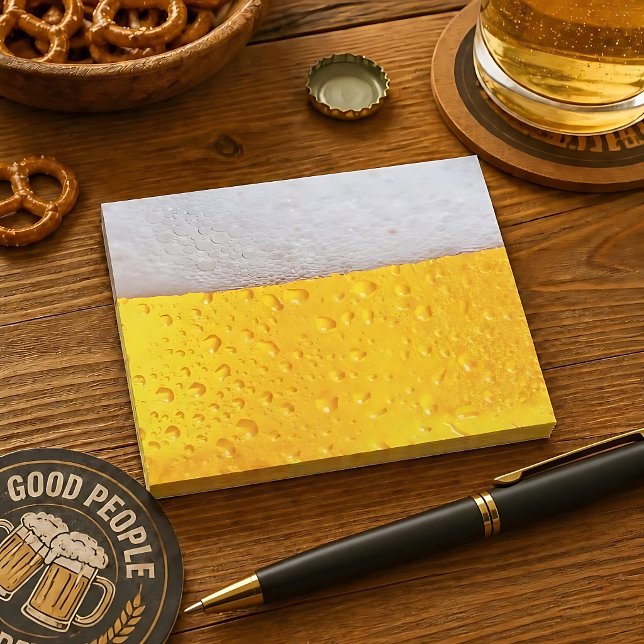 Realistisches Bier Post-it Klebezettel (Von Creator hochgeladen)