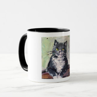 realistisches Bild, Katze Tasse