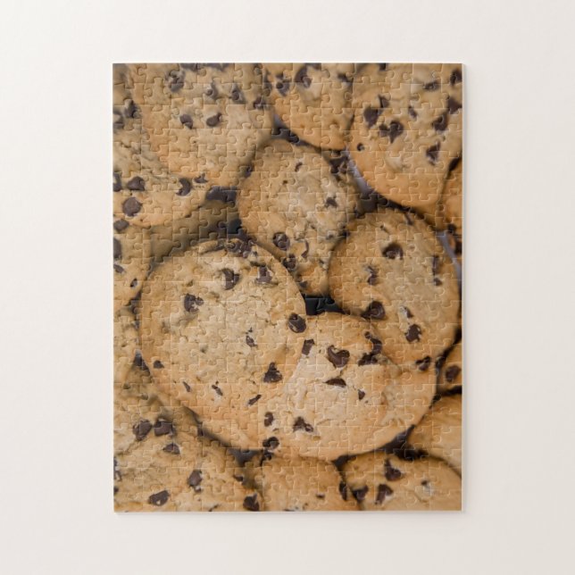 Realistisches Chocolate Chip Cookie Puzzle (Vertikal)