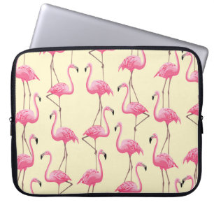 Realistisches Flamingo-Bird-Muster Laptopschutzhülle