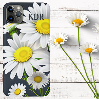 Realistisches Gänseblümchen-Monogramm