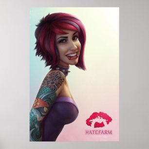 Realistisches Geliebte-Mädchen Poster