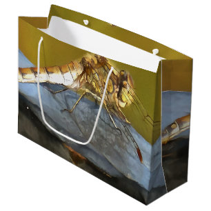 Realistisches Gemälde aus dem Ochsenbraun Große Geschenktüte
