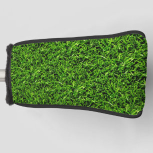 Realistisches Gras Foto Textur Funny Bright Green Golf Headcover