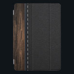 Realistisches Holz und genähte lederne iPad Pro Cover<br><div class="desc">Kombination der Holz- und Lederbeschaffenheiten nähte,  um einen schönen und ordentlichen Entwurf zu bilden. ANMERKUNG: Dieses Produkt besteht nicht wirkliches Holz oder Leder,  und der Entwurf ist nur zum ästhetischen Zweck.</div>