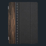 Realistisches Holz und genähte lederne iPad Pro Cover<br><div class="desc">Kombination der Holz- und Lederbeschaffenheiten nähte,  um einen schönen und ordentlichen Entwurf zu bilden. ANMERKUNG: Dieses Produkt besteht nicht wirkliches Holz oder Leder,  und der Entwurf ist nur zum ästhetischen Zweck.</div>