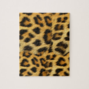 Realistisches Leopardendruckzubehör - trendig Puzzle