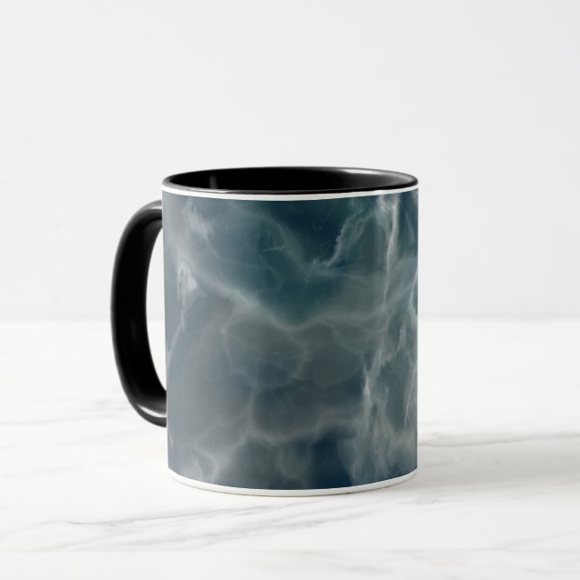 Realistisches Marmordesign Tasse (Vorderseite Links)