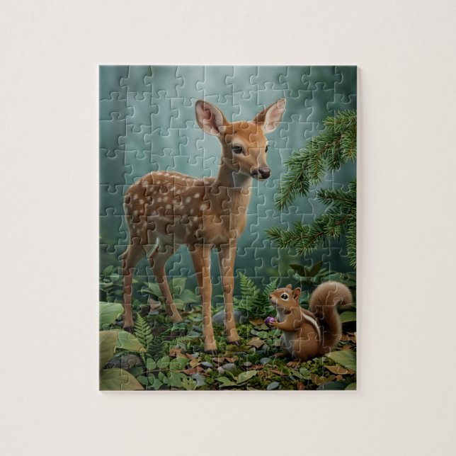 Realistisches Tierkunst-Puzzle Puzzle (Vertikal)