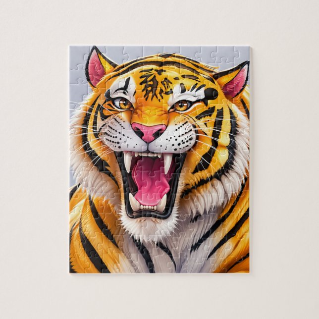 Realistisches Tierkunst-Puzzle Puzzle (Vertikal)