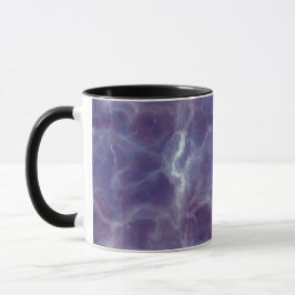 Realistisches Violet-Marmordesign Tasse