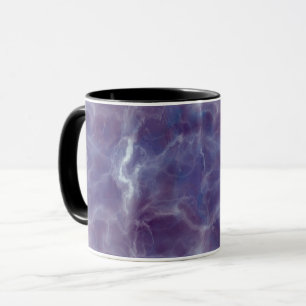 Realistisches Violet-Marmordesign Tasse