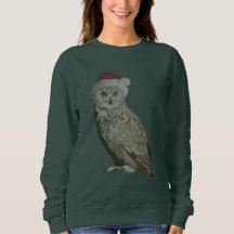 Realistisches Weihnachtseule mit Einstrickeffekt