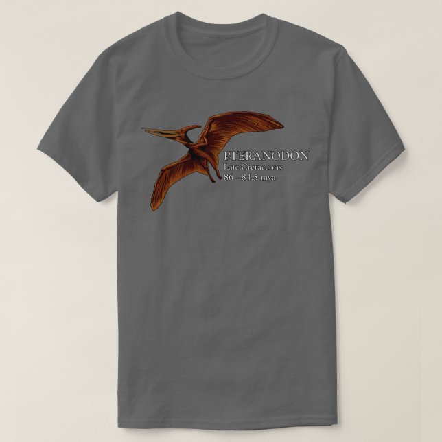 Realistisches zeichn des Pteranodon T-Shirt (Design vorne)