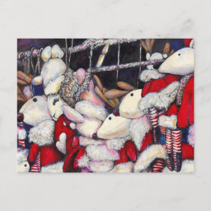 Realität im Urlaub Ankündigungspostkarte