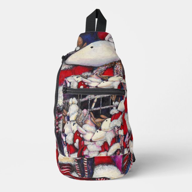 Realität im Urlaub Crossbody Bag (Vorderseite)