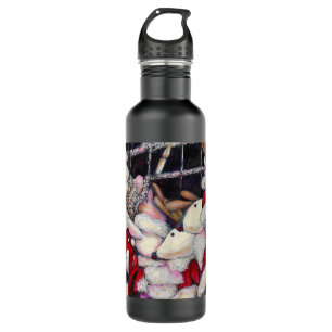 Realität im Urlaub Edelstahlflasche