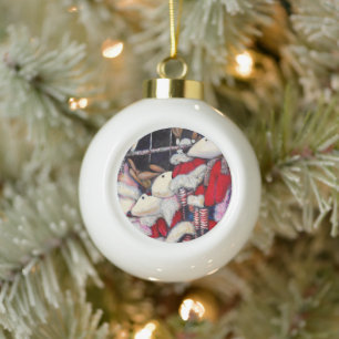 Realität im Urlaub Keramik Kugel-Ornament