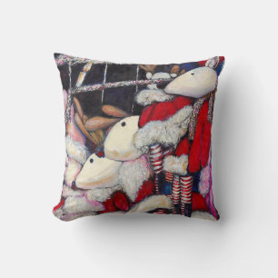 Realität im Urlaub Kissen