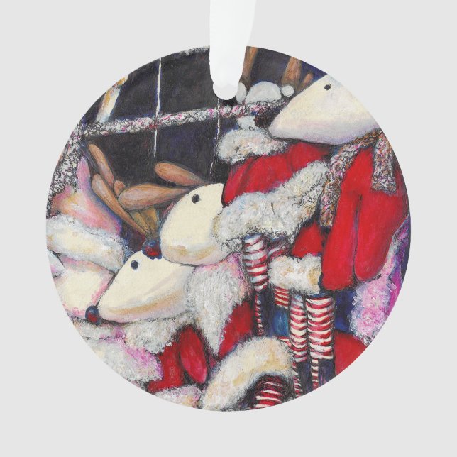 Realität im Urlaub Ornament (Vorderseite)