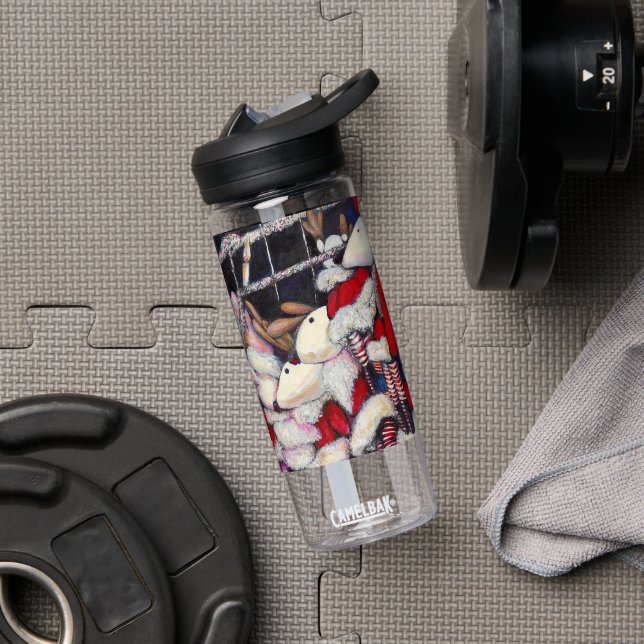 Realität im Urlaub Trinkflasche (Fitnessstudio (gedreht))