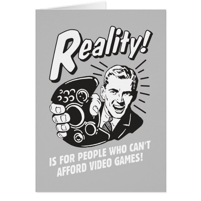 Realität: Videospiele können sich nicht leisten (Vorne)