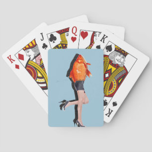Realität vs. Fisch Spielkarten