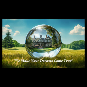 Realitätskarte / Immobilien / Real Anwesen Busines Visitenkarte