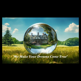 Realitätskarte / Immobilien / Real Anwesen Busines Visitenkarte