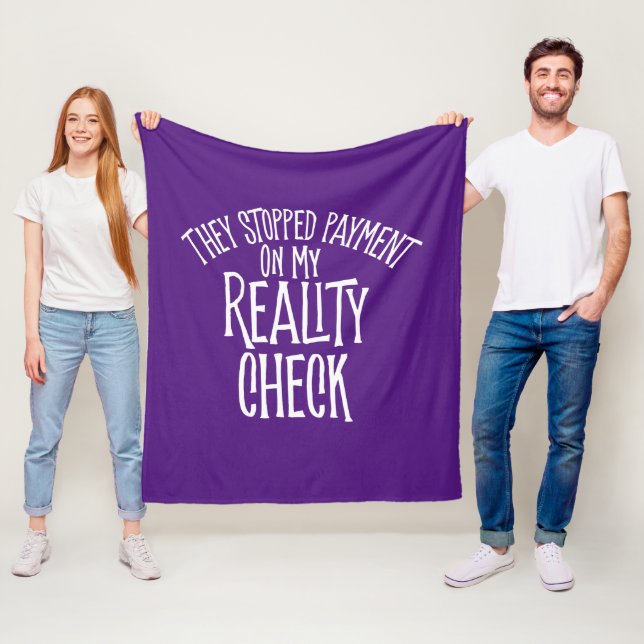 Reality Karo Fleece Blanket (Beispiel)