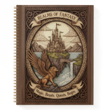 Realms of Fantasy Griffin Castle Wood Carved