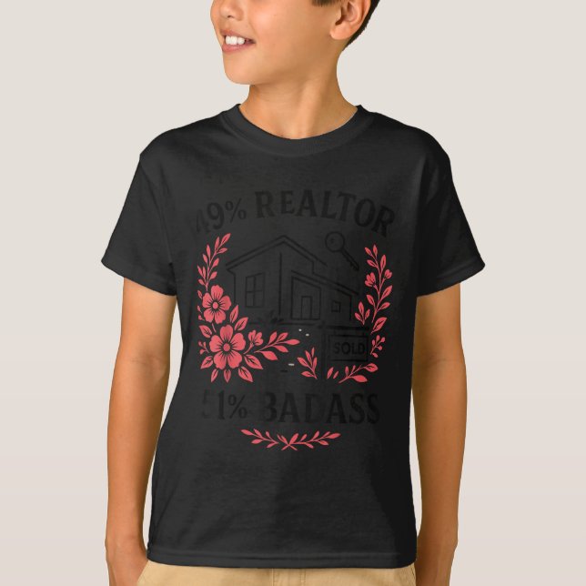 Realtor 49% Realtor 51% Bad  T-Shirt (Vorderseite)